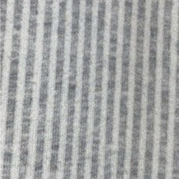 Athleta Chills and valley s grey and white striped sleeveless sweater Dress M - Picture 8 of 9